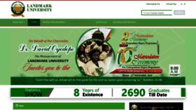 What Admission.lmu.edu.ng website looked like in 2020 (4 years ago)
