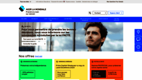 What Ag2rlamondiale.fr website looked like in 2020 (4 years ago)