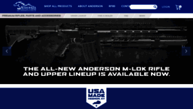 What Andersonrifles.com website looked like in 2020 (4 years ago)