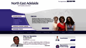 What Adelaideobgyn.com.au website looked like in 2020 (4 years ago)