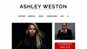 What Ashleyweston.com website looked like in 2020 (4 years ago)