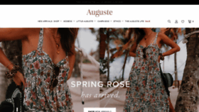 What Augustethelabel.com website looked like in 2020 (4 years ago)