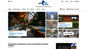 What Archdaily.com.br website looked like in 2020 (5 years ago)