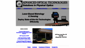 What Advanced-optical.com website looked like in 2020 (4 years ago)