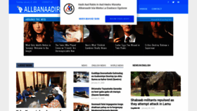 What Allbanaadir.org website looked like in 2020 (4 years ago)