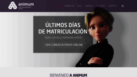 What Animum3d.com website looked like in 2020 (4 years ago)