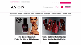 What Avon.de website looked like in 2020 (4 years ago)