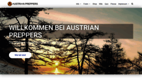 What Austrian-preppers.at website looked like in 2020 (4 years ago)