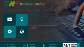 What Andeanwebs.com website looked like in 2020 (4 years ago)