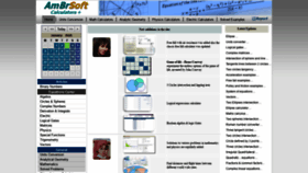 What Ambrsoft.com website looked like in 2020 (4 years ago)