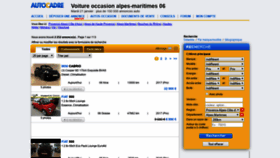 What Alpes-maritimes.autocadre.com website looked like in 2020 (5 years ago)