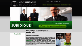 What Aide-juridique-en-ligne.com website looked like in 2020 (4 years ago)