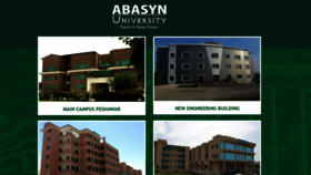What Abasyn.edu.pk website looked like in 2020 (4 years ago)