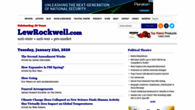 What Archive.lewrockwell.com website looked like in 2020 (4 years ago)