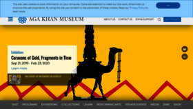 What Agakhanmuseum.org website looked like in 2020 (4 years ago)