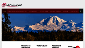 What Abbotsford.net website looked like in 2020 (4 years ago)