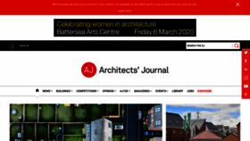 What Architectsjournal.co.uk website looked like in 2020 (4 years ago)