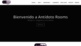What Antidotorooms.com website looked like in 2020 (4 years ago)