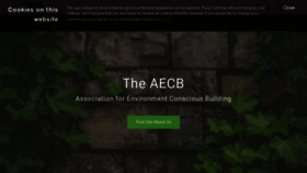 What Aecb.net website looked like in 2020 (4 years ago)