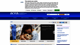 What Aota.org website looked like in 2020 (4 years ago)