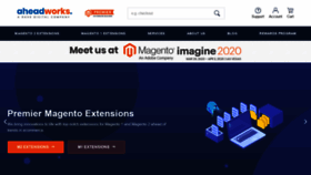 What Aheadworks.com website looked like in 2020 (5 years ago)