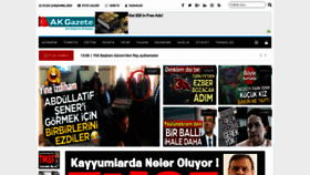 What Akgazete.com.tr website looked like in 2020 (4 years ago)