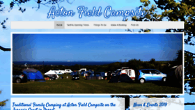 What Actonfieldcampsite.co.uk website looked like in 2020 (4 years ago)
