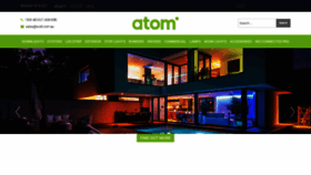 What Atomlighting.com.au website looked like in 2020 (4 years ago)