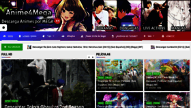 What Anime4mega.net website looked like in 2020 (4 years ago)