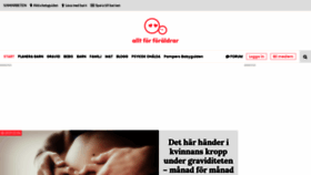 What Alltforforaldrar.se website looked like in 2020 (4 years ago)