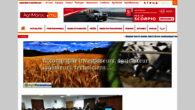 What Agrimaroc.ma website looked like in 2020 (4 years ago)