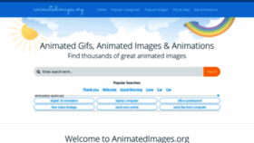 What Animatedimages.org website looked like in 2020 (4 years ago)