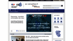 What Ac-versailles.fr website looked like in 2020 (4 years ago)