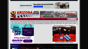What Arizonaautoscene.com website looked like in 2020 (4 years ago)