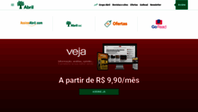 What Abril.com.br website looked like in 2020 (4 years ago)