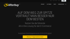What Afterbuy.de website looked like in 2020 (4 years ago)