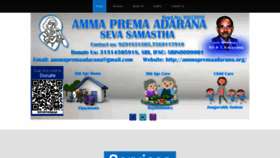 What Ammapremaadarana.org website looked like in 2020 (4 years ago)
