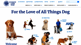 What Akc.org website looked like in 2020 (4 years ago)