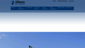 What Allianceadvisorsllc.com website looked like in 2020 (4 years ago)
