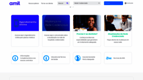 What Amil.com.br website looked like in 2020 (6 years ago)