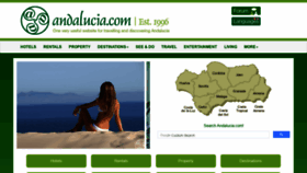 What Andalucia.com website looked like in 2020 (4 years ago)