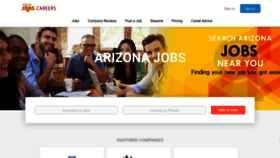 What Azjobscareers.com website looked like in 2020 (4 years ago)