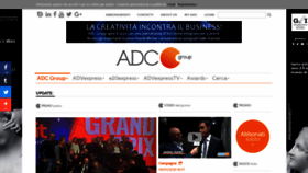 What Adcgroup.it website looked like in 2020 (4 years ago)