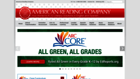 What Americanreading.com website looked like in 2020 (4 years ago)