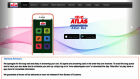 What Atlasshippers.com website looked like in 2020 (4 years ago)