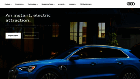 What Audiusa.com website looked like in 2020 (4 years ago)