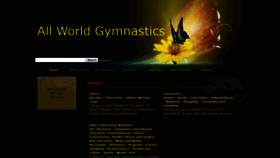 What Allworldgymnastics.org website looked like in 2020 (4 years ago)