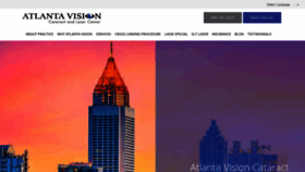 What Atlantavisioncenter.com website looked like in 2020 (4 years ago)