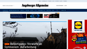 What Augsburger-allgemeine.de website looked like in 2020 (4 years ago)
