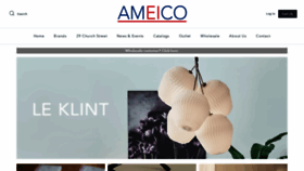 What Ameico.com website looked like in 2020 (4 years ago)